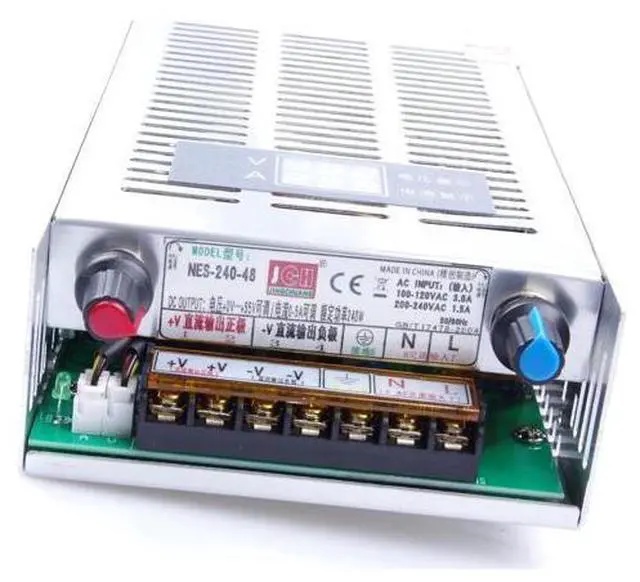 Main image of LIVISN Adjustable DC Power Voltage Converter AC 110V-220V to DC 48V Module Switching Power Supply Digital Display 240W Voltage Regulator Transformer Mute NO Fan (0-48V 0-5A)