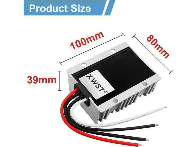 Alt view image 3 of 7 - DC DC 12V to 19V 28A Step-up Module,Boost Converter 9V-13V to 19V Voltage Regulator,Waterproof Power Adapt 532W 19V Volt Transformer Module (12V to 19V 28A)