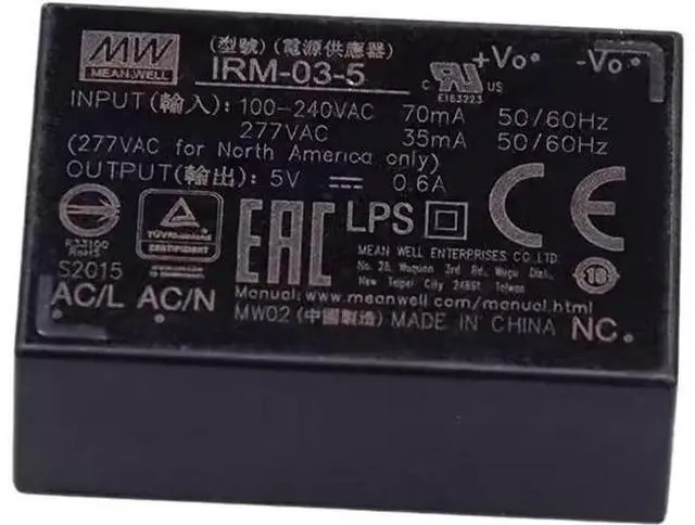 Main image of 1PCS IRM-03-24 24V 125mA IRM-03 Series 3W Single Output Encapsulated Type PCB IRM-03 Module Switching Power Supply AC-DC