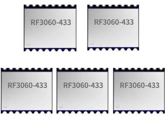 Main image of RF3060 100mW Long-Range Wireless Transceiver Module, Ideal for IoT, Smart Agriculture, Industrial Automation (915MHZ x 5 PCS)