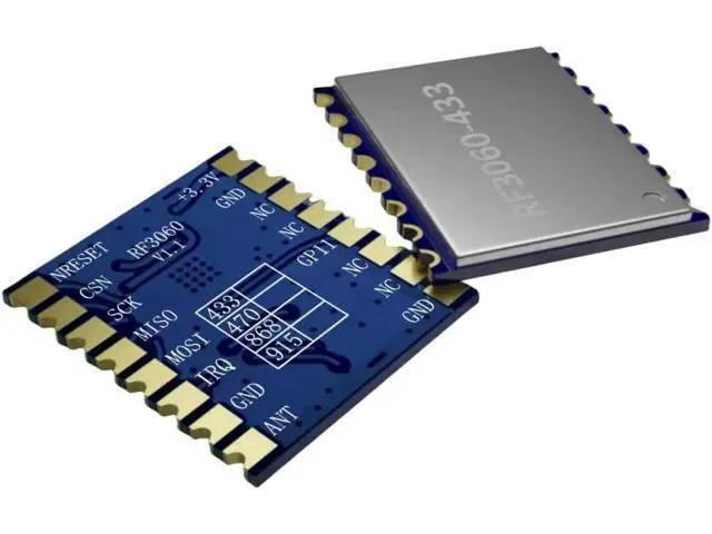 Alt view image 4 of 5 - RF3060 100mW Long-Range Wireless Transceiver Module, Ideal for IoT, Smart Agriculture, Industrial Automation (915MHZ x 5 PCS)