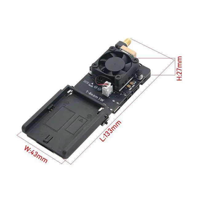 Alt view image 6 of 7 - T-Beam 1W ESP32-S3 GPS LoRa TTGO Development Board | 915MHZ,1.3 SH1106 OLED