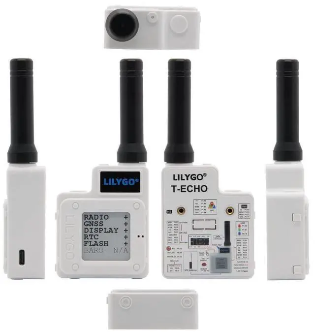 Main image of T-Echo SoftRF LoRa 915MHz TTGO Development Board | L76K GPS ,1.54 E-Paper