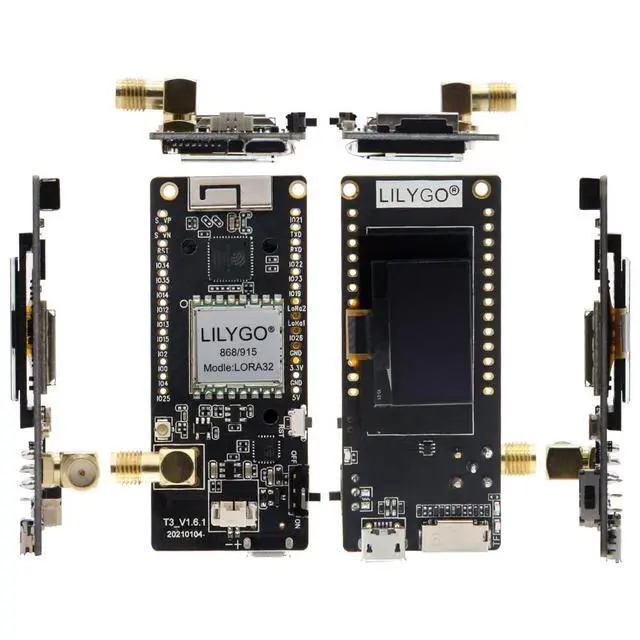 Alt view image 5 of 7 - LoRa32 915Mhz ESP32 Development Board OLED 0.96 Inch SD Card BLE WiFi TTGO Paxcounter Module