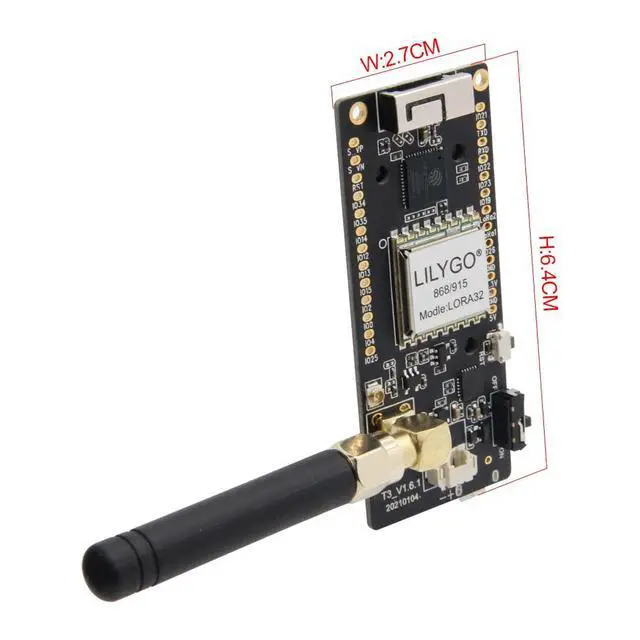 Alt view image 7 of 7 - LoRa32 915Mhz ESP32 Development Board OLED 0.96 Inch SD Card BLE WiFi TTGO Paxcounter Module