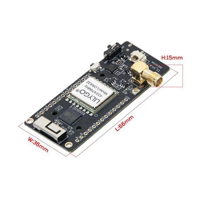 Alt view image 5 of 7 - LoRa32 433Mhz ESP32 TTGO Development Board | 0.96 Inch OLED