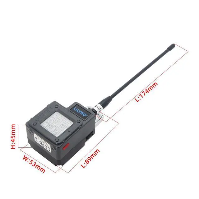 Alt view image 6 of 7 - T-Echo Plus LoRa 915Mhz Development Board | 1.54 inch SPl E-Paper Display, TTGO