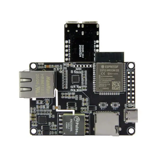 Alt view image 2 of 6 - T-Internet-POE V2 Ethernet Adapter Downloader Expansion Board | ESP32,TTGO ,Development Board