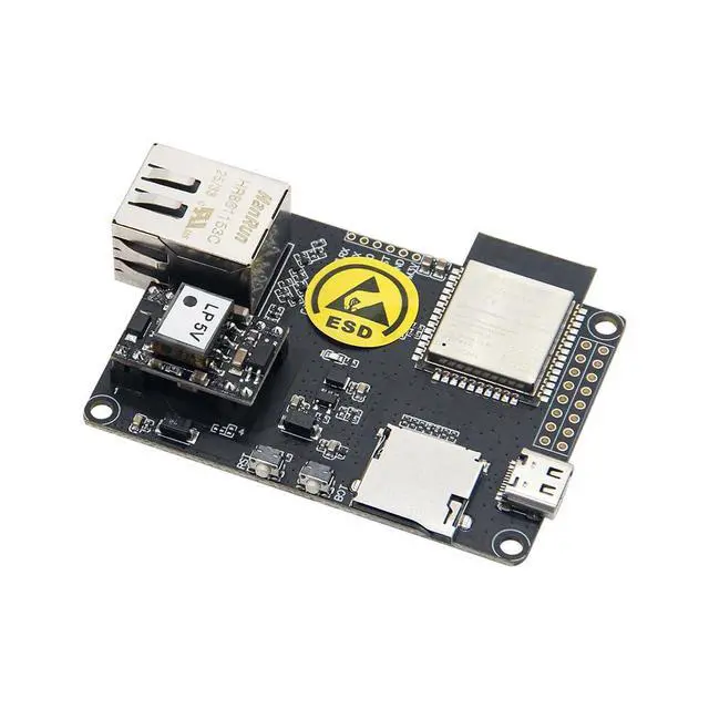 Alt view image 4 of 6 - T-Internet-POE V2 Ethernet Adapter Downloader Expansion Board | ESP32,TTGO ,Development Board
