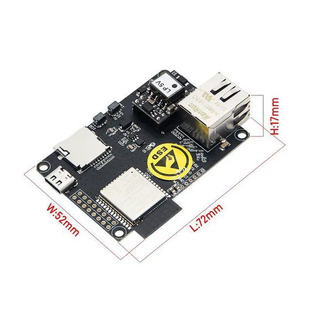 Alt view image 3 of 7 - T-Internet-POE V2 EthernetAdapter and Downloader Expansion Board | ESP32 ,TTGO, Development Board