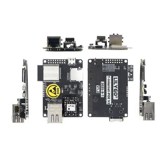 Alt view image 6 of 7 - T-Internet-POE V2 EthernetAdapter and Downloader Expansion Board | ESP32 ,TTGO, Development Board