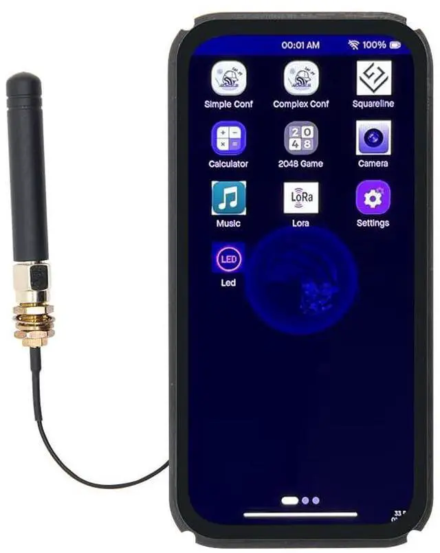 Main image of T-Display K230 LoRa 915Mhz TTGO Development Board (T-Display K230) | Microphone,4.1-inch AMOLED Touchscreen