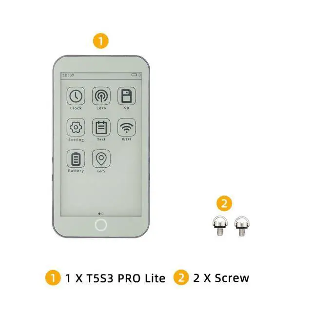 Alt view image 6 of 6 - T5-4.7-S3 Pro Lite ESP32-S3 Wireless Module TTGO Development Board with 4.7-inch Ultra-Low Power E-Paper