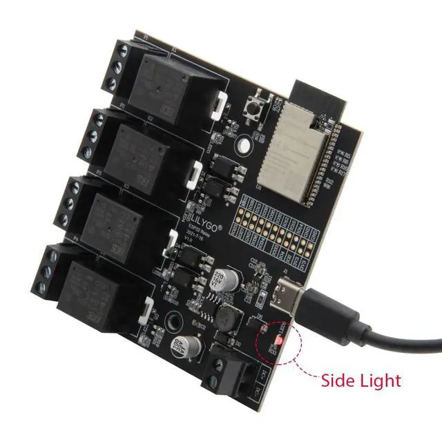 Alt view image 5 of 7 - TTGO T-Relay ESP32 DC 5V 4 Groups Relay Development Board