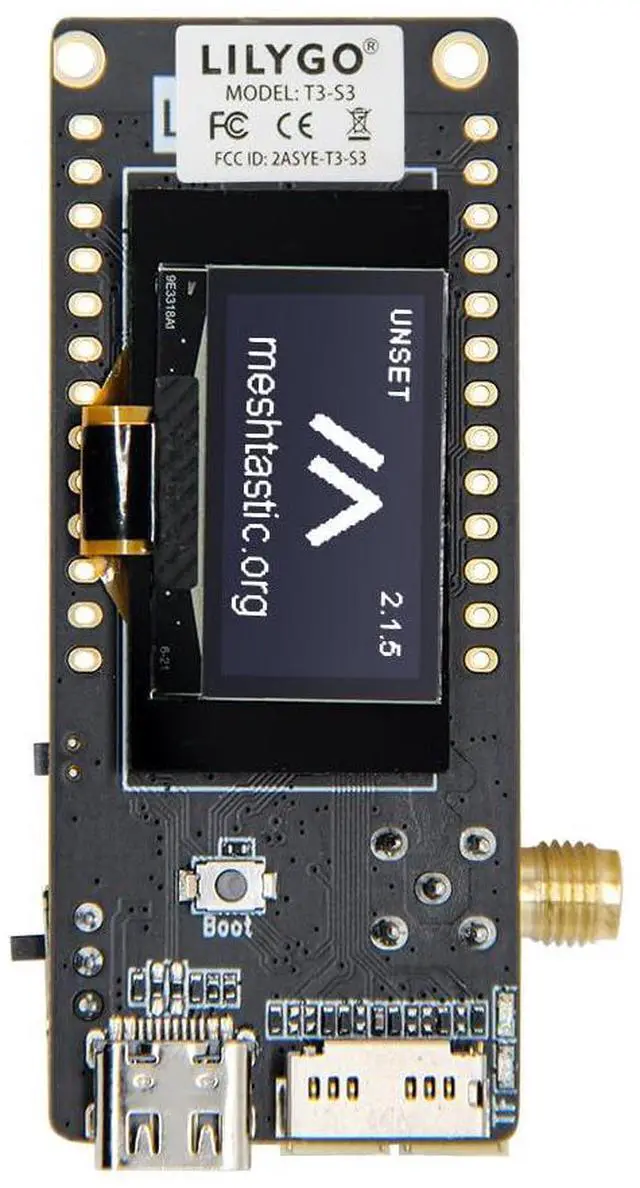 Main image of T3S3 V1.2 ESP32-S3 LoRa Development Board | Meshtastic, 0.96 Inch OLED