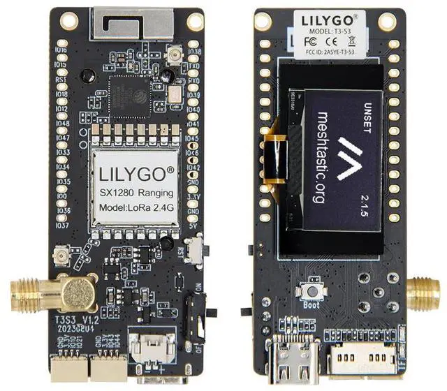 Main image of T3S3 V1.2 ESP32-S3 LoRa Development Board | Meshtastic, TTGO, 0.96 Inch OLED