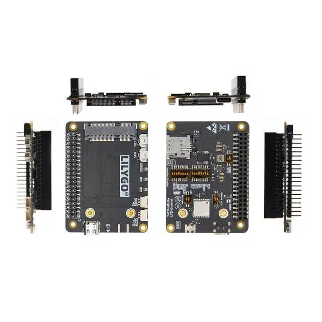 Alt view image 2 of 7 - T-ETH-Elite-LTE-Shield (with GPS) L76K Development Board | 4G Cellular IoT Microcontroller Electronic Expansion Board Module
