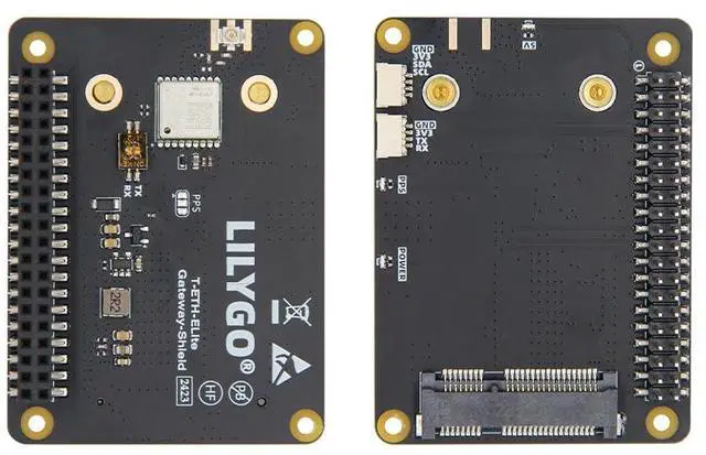 Main image of T-ETH-Elite-Gateway-Shield (with GPS) L76K IoT Development Board | Expansion Board LoRa Gateway Module Compatible With T-SX1302 Microcontroller