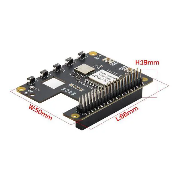 Alt view image 4 of 7 - T-ETH-Elite-LoRa-Shield (SX1276 GPS) 915Mhz L76K Development Board | IoT Electronic Microcontroller Expansion Board SX1276 LoRa Module