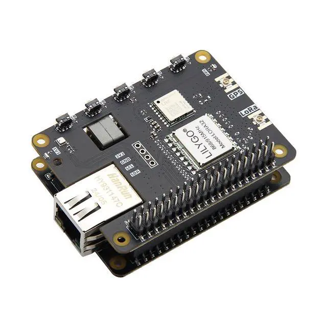 Alt view image 7 of 7 - T-ETH-Elite-LoRa-Shield (SX1276 GPS) 915Mhz L76K Development Board | IoT Electronic Microcontroller Expansion Board SX1276 LoRa Module