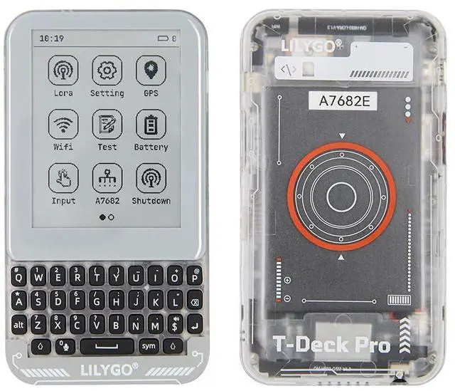 Main image of T-Deck Pro SX1262 LoRa 915Mhz TTGO Development Board | GPS ,3.1 inch E-Paper, External Antenna