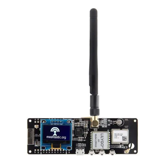 Alt view image 2 of 7 - T-Beam Meshtastic LORA32 915MHz ESP32 TTGO Development Board WiFi BLE CH9102F Chip Soldered OLED Module | TTGO , Soldered OLED