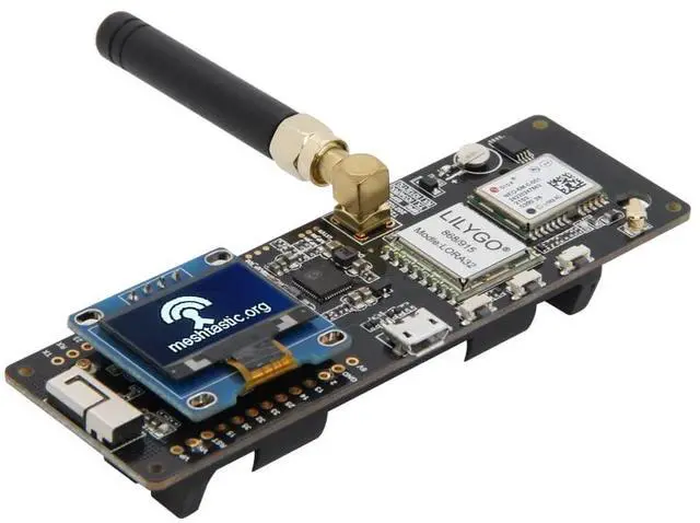 Main image of T-Beam LORA32 915MHz ESP32 WiFi BLE Development Board | TTGO , Soldered OLED