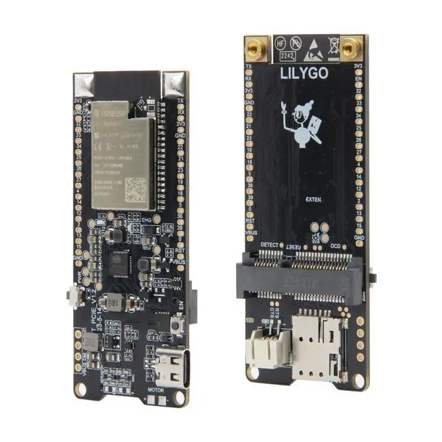 Alt view image 3 of 7 - T-PCIE ESP32 Development Board IoT Module (16MB) | Compatible with Interchangeable Cellular Modem Modules