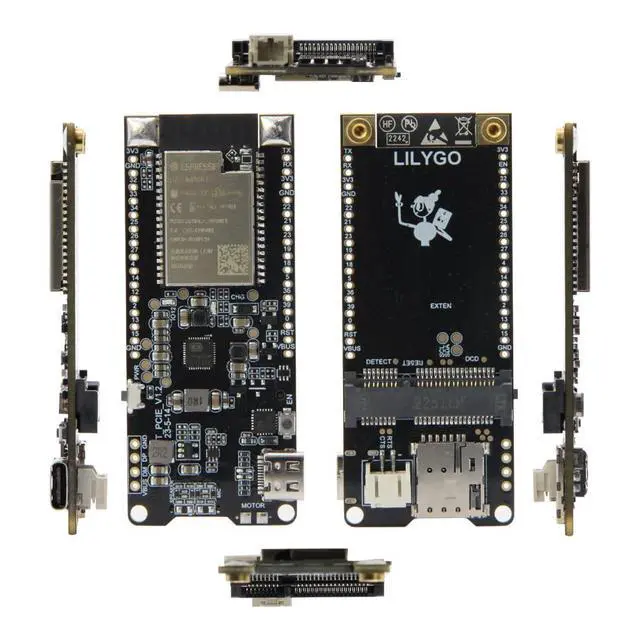 Alt view image 2 of 7 - T-PCIE ESP32 Development Board IoT Module (16MB) | Compatible with Interchangeable Cellular Modem Modules