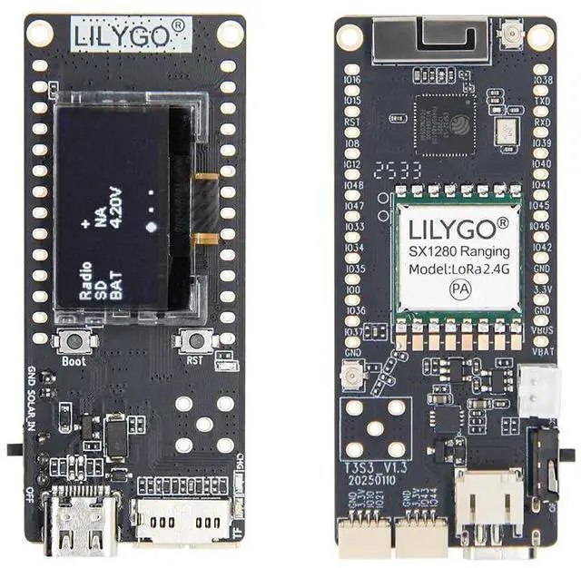 Main image of T3S3 V1.3 ESP32-S3 LoRa TTGO Development Board | Wireless Module, 0.96 inch SSD1306 Driver I2C OLED