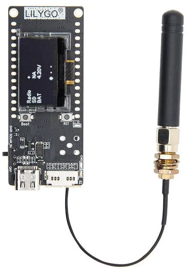Alt view image 2 of 7 - T3S3 V1.3 ESP32-S3 LoRa Development Board | SX1262 915MHz, TTGO,0.96 inch SSD1306 Driver I2C OLED