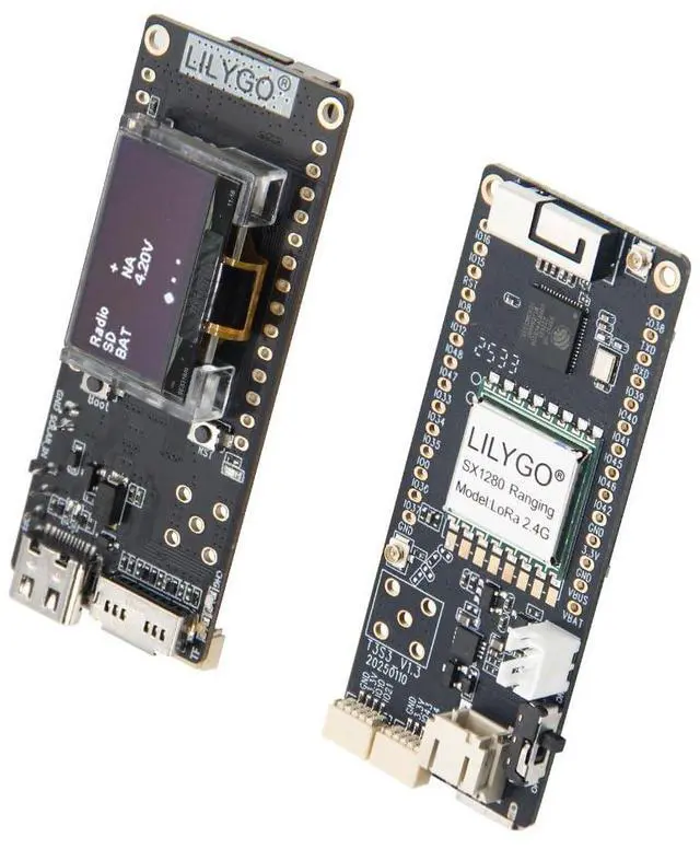 Main image of T3S3 V1.3 ESP32-S3 LoRa Development Board with 0.96" OLED | SX1280 without PA, SSD1306 Driver, I2C Interface, Wireless Module, TTGO