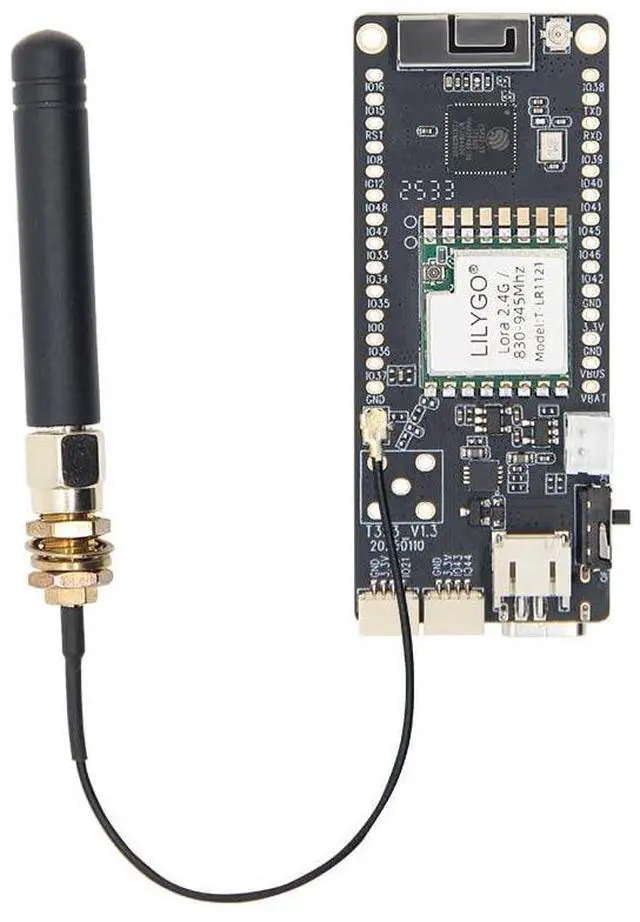 Alt view image 3 of 7 - T3S3 V1.3 ESP32-S3 LoRa Development Board LR1121 2.4G | TTGO Wireless Module, 0.96 inch OLED, SSD1306 Driver, I2C Interface