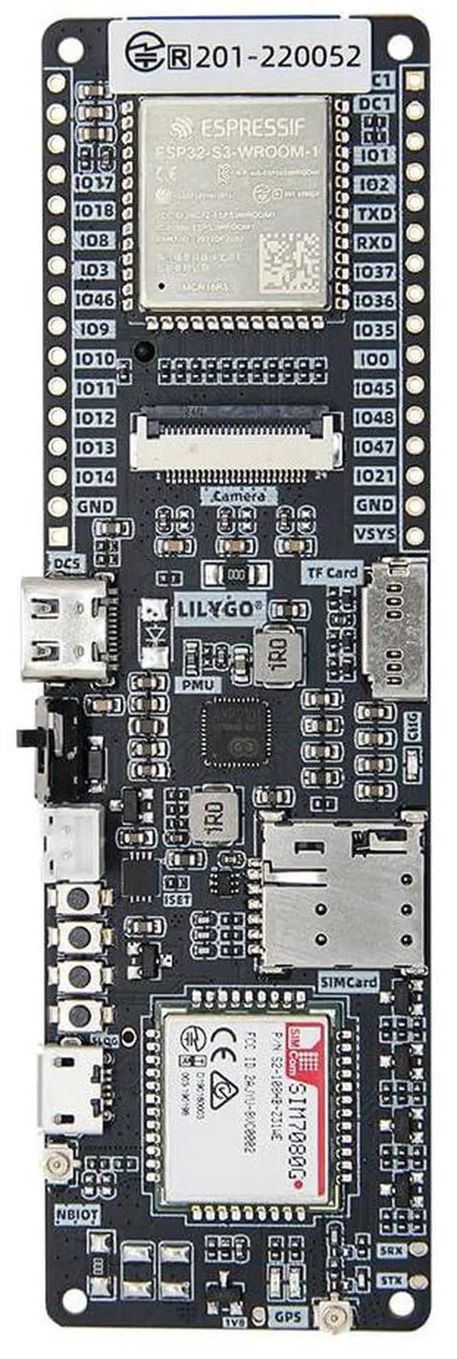 Main image of T-SIM7080G-S3 Standard EPS32-S3 Solar Charge TTGO Development Board | SIM ,GPS, Cat-M/NB-loT