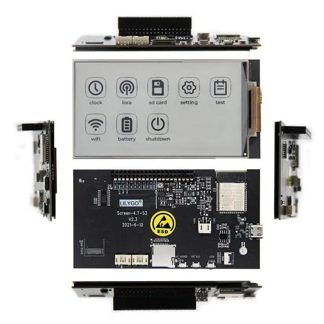 Alt view image 5 of 7 - T5 4.7 Inch E-Paper V2.3 ESP32-S3 Development Driver Board | TTGO