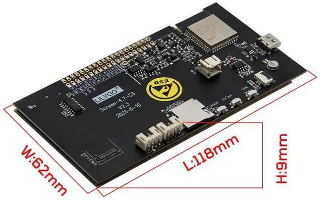 Alt view image 5 of 7 - T5 4.7 Inch E-Paper V2.3 ESP32-S3 Development Driver Board | TTGO
