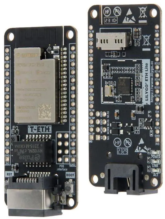 Main image of T-ETH-Lite ESP32 RTL8201 Ethernet TTGO Development Board | Support TF Expandable Power POE Shield