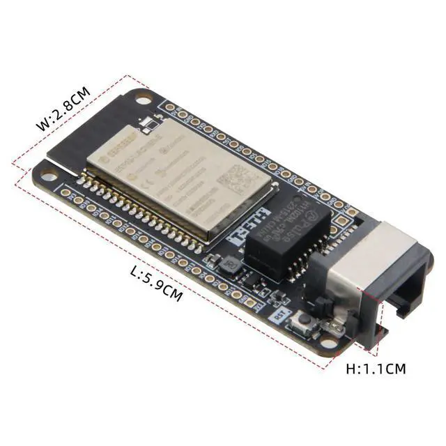 Alt view image 5 of 7 - T-ETH-Lite ESP32 RTL8201 Ethernet TTGO Development Board | Support TF Expandable Power POE Shield