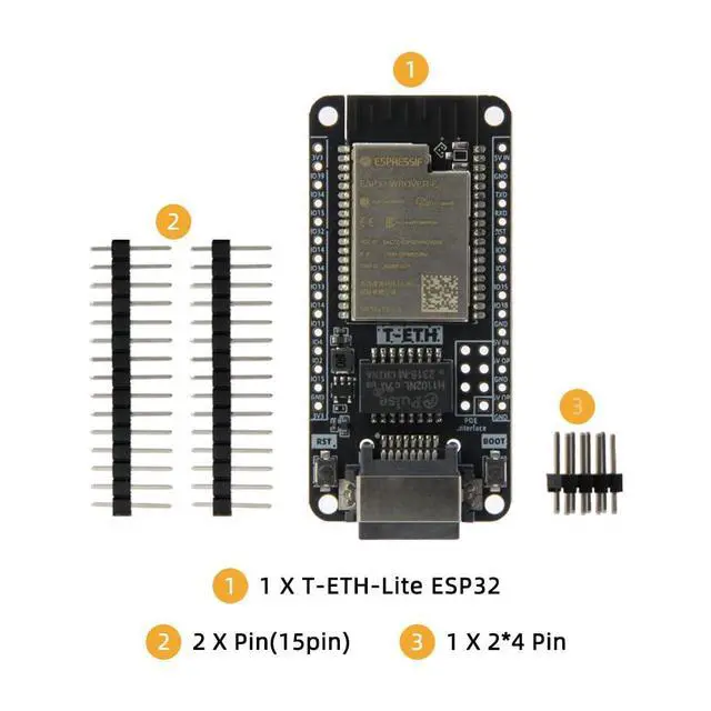Alt view image 7 of 7 - T-ETH-Lite ESP32 RTL8201 Ethernet TTGO Development Board | Support TF Expandable Power POE Shield