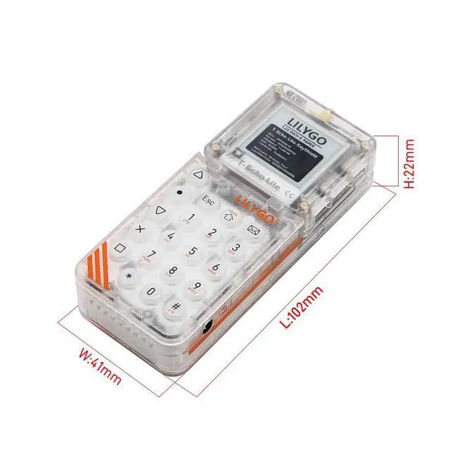 Alt view image 6 of 7 - T-Echo Lite Kit LoRa 830945MHz GPS Development Board | 1.22 inch SPI E-Paper Display,L76K GPS,TTGO,nRF52840,Audio ,Motor