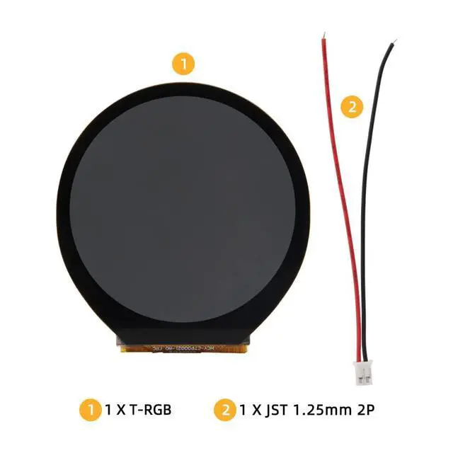 Alt view image 6 of 7 - T-RGB ESP32-S3 TTGO Development Board | 2.1 inch ST7701S LCD Touch Screen
