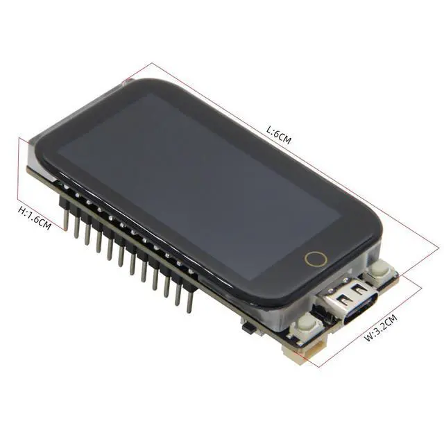 Alt view image 3 of 6 - T-Display S3 ESP32-S3 TTGO Welding Pin Development Board | 1.9-inch LCD Touchable Screen