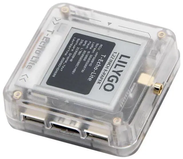 Alt view image 3 of 7 - T-Echo-Lite LoRa 915Mhz TTGO Development Board | 1.22 inch SPI E-Paper Display
