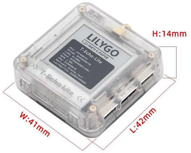 Alt view image 6 of 7 - T-Echo-Lite LoRa 915Mhz TTGO Development Board | 1.22 inch SPI E-Paper Display