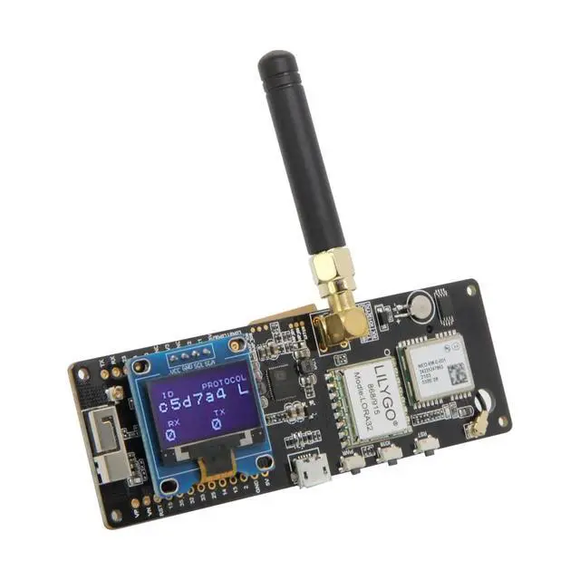Alt view image 3 of 7 - T-Beam LORA32 915MHz ESP32 WiFi BLE Development Board | TTGO , Soldered OLED