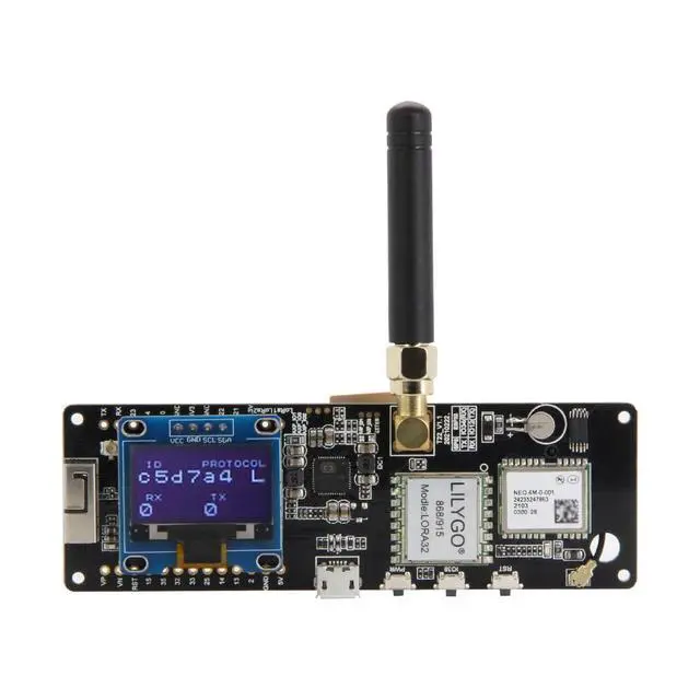Alt view image 4 of 7 - T-Beam LORA32 915MHz ESP32 WiFi BLE Development Board | TTGO , Soldered OLED