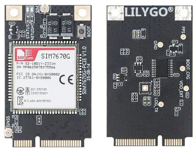Main image of PCIE-SIM7670G Development Board IoT SIM Module TTGO | Global Coverage Expansion Board