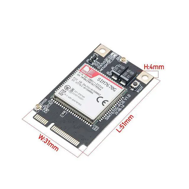 Alt view image 5 of 7 - PCIE-SIM7670G Development Board IoT SIM Module TTGO | Global Coverage Expansion Board