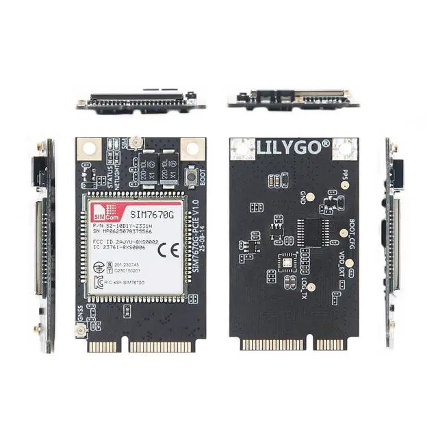 Alt view image 6 of 7 - PCIE-SIM7670G Development Board IoT SIM Module TTGO | Global Coverage Expansion Board