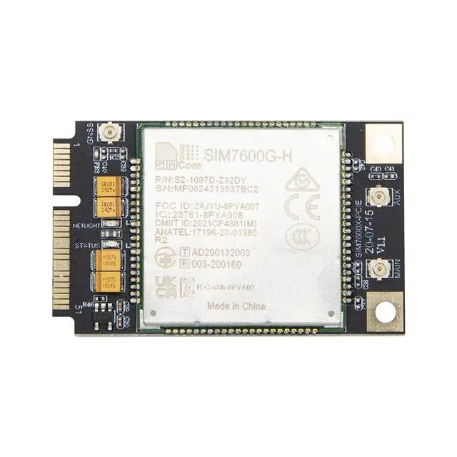Alt view image 4 of 7 - PCIE-SIM7600G-H Development Board IoT SIM Module | Global Coverage Expansion Board